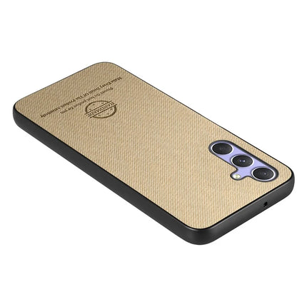 For Samsung Galaxy A54 5G Case Cloth Texture Leather+PC+TPU Anti-Drop Phone Cover