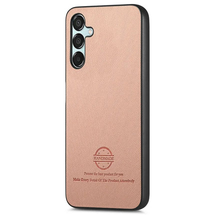 For Samsung Galaxy A15 4G / 5G Case Cloth Texture Leather+PC+TPU Anti-Drop Phone Cover