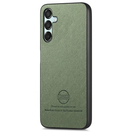 For Samsung Galaxy A25 5G (Global) (161.0 x 76.5 x 8.3mm) Case Cloth Texture Leather+PC+TPU Anti-Drop Phone Cover