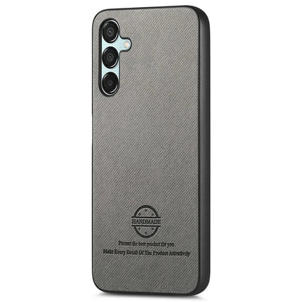 For Samsung Galaxy A25 5G (Global) (161.0 x 76.5 x 8.3mm) Case Cloth Texture Leather+PC+TPU Anti-Drop Phone Cover