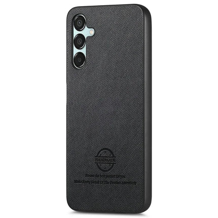 For Samsung Galaxy A25 5G (Global) (161.0 x 76.5 x 8.3mm) Case Cloth Texture Leather+PC+TPU Anti-Drop Phone Cover