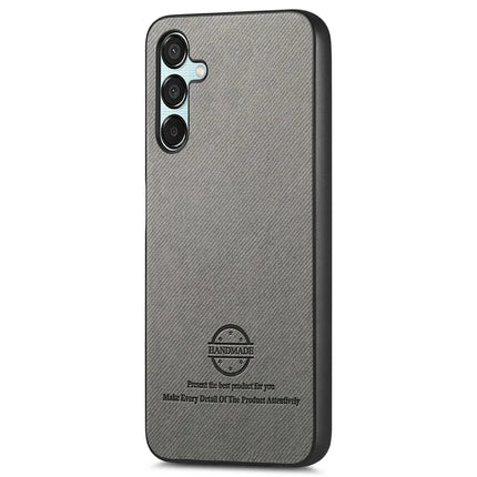 For Samsung Galaxy A35 5G Case Cloth Texture Leather+PC+TPU Anti-Drop Phone Cover