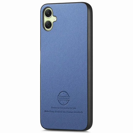 For Samsung Galaxy A06 Case Cloth Texture Leather+PC+TPU Anti-Drop Phone Cover