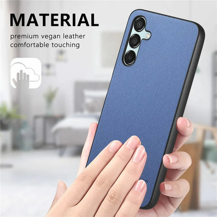 For Samsung Galaxy A16 4G / 5G Case Cloth Texture Leather+PC+TPU Anti-Drop Phone Cover