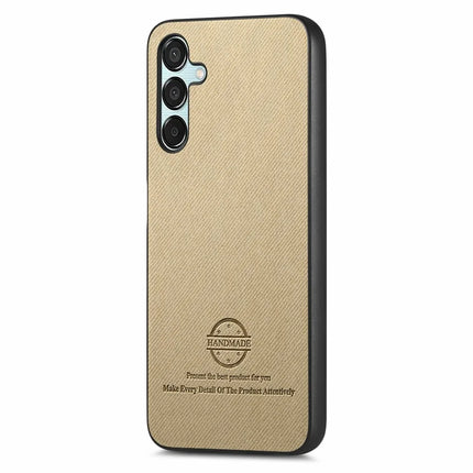 For Samsung Galaxy A16 4G / 5G Case Cloth Texture Leather+PC+TPU Anti-Drop Phone Cover