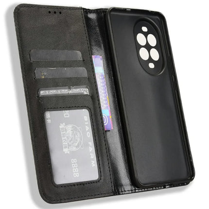 For Huawei nova 13 Pro 5G Leather Case Wallet Stand Retro Texture Phone Cover