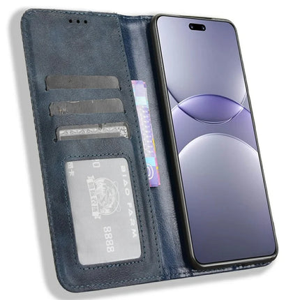 For Huawei nova 13 Pro 5G Leather Case Wallet Stand Retro Texture Phone Cover