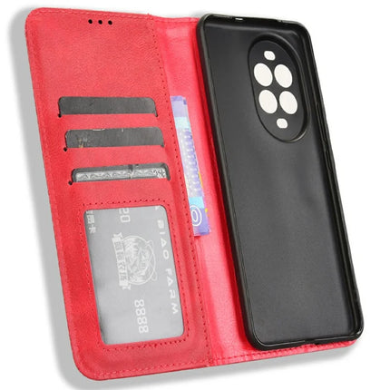 For Huawei nova 13 Pro 5G Leather Case Wallet Stand Retro Texture Phone Cover