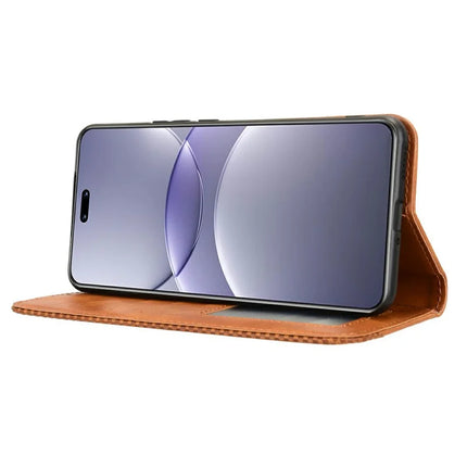 For Huawei nova 13 Pro 5G Leather Case Wallet Stand Retro Texture Phone Cover