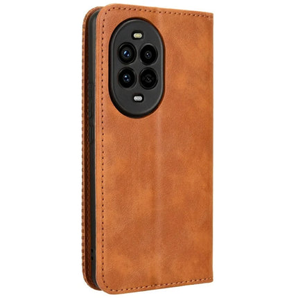For Huawei nova 13 Pro 5G Leather Case Wallet Stand Retro Texture Phone Cover
