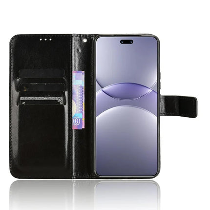 For Huawei nova 13 Pro 5G Case Crazy Horse Texture PU Leather Phone Wallet Cover