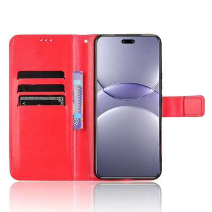 For Huawei nova 13 Pro 5G Case Crazy Horse Texture PU Leather Phone Wallet Cover
