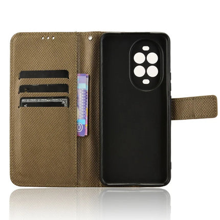 For Huawei nova 13 Pro 5G Case PU Leather Diamond Texture Wallet Phone Cover