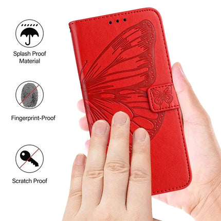 For Motorola Moto G75 5G Case YB Imprinting Series-4 Butterfly Flower Flip Wallet Leather Phone Cover