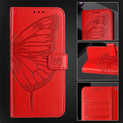 For Motorola Moto G75 5G Case YB Imprinting Series-4 Butterfly Flower Flip Wallet Leather Phone Cover