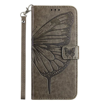 For Motorola Moto G75 5G Case YB Imprinting Series-4 Butterfly Flower Flip Wallet Leather Phone Cover