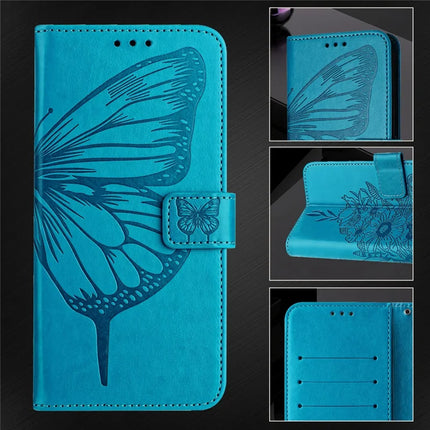 For Motorola Moto G75 5G Case YB Imprinting Series-4 Butterfly Flower Flip Wallet Leather Phone Cover