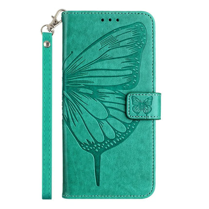For Motorola Moto G75 5G Case YB Imprinting Series-4 Butterfly Flower Flip Wallet Leather Phone Cover