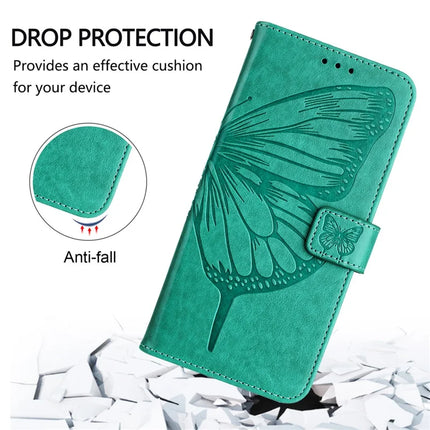 For Motorola Moto G75 5G Case YB Imprinting Series-4 Butterfly Flower Flip Wallet Leather Phone Cover