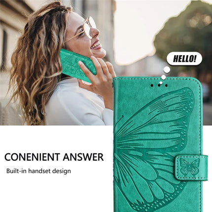 For Motorola Moto G75 5G Case YB Imprinting Series-4 Butterfly Flower Flip Wallet Leather Phone Cover