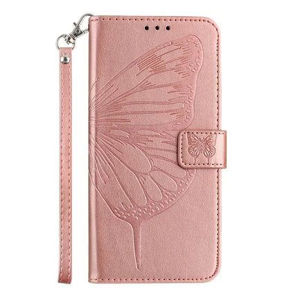For Motorola Moto G75 5G Case YB Imprinting Series-4 Butterfly Flower Flip Wallet Leather Phone Cover