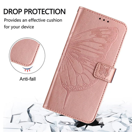For Motorola Moto G75 5G Case YB Imprinting Series-4 Butterfly Flower Flip Wallet Leather Phone Cover