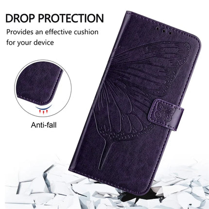 For Motorola Moto G75 5G Case YB Imprinting Series-4 Butterfly Flower Flip Wallet Leather Phone Cover