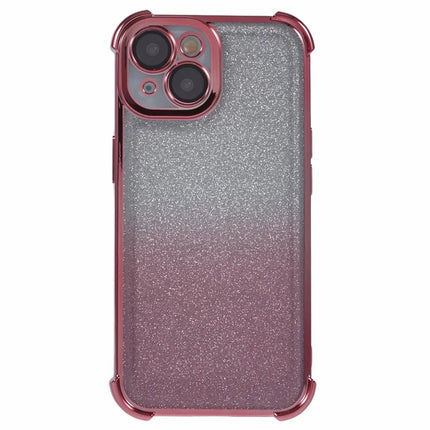 For iPhone 14 Case Glitter TPU Phone Cover Reinforced Corners
