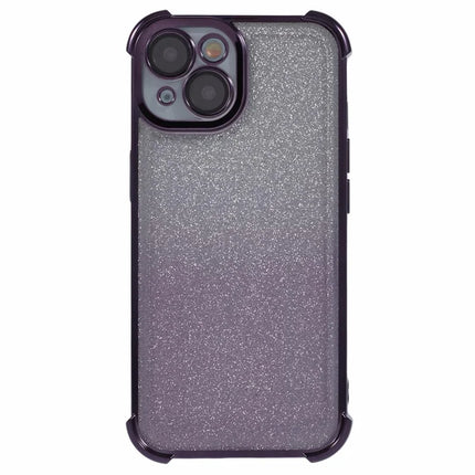 For iPhone 14 Case Glitter TPU Phone Cover Reinforced Corners