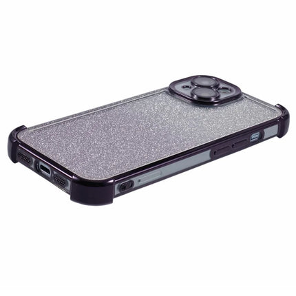 For iPhone 14 Case Glitter TPU Phone Cover Reinforced Corners