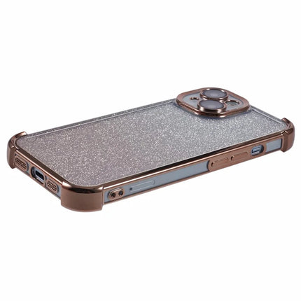 For iPhone 14 Case Glitter TPU Phone Cover Reinforced Corners