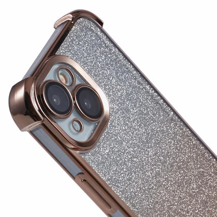 For iPhone 14 Case Glitter TPU Phone Cover Reinforced Corners