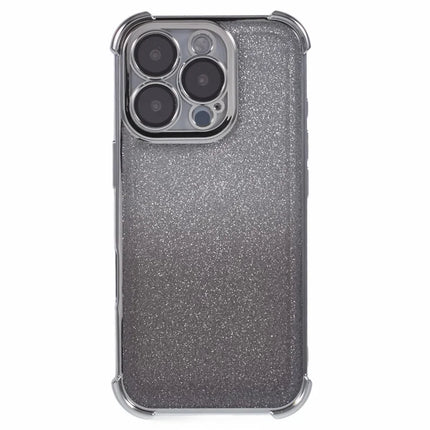 For iPhone 16 Pro Max Case Glitter TPU Phone Cover Reinforced Corners