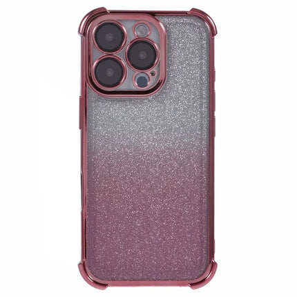 For iPhone 16 Pro Max Case Glitter TPU Phone Cover Reinforced Corners