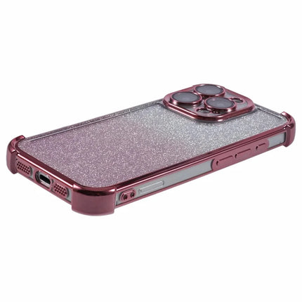 For iPhone 16 Pro Max Case Glitter TPU Phone Cover Reinforced Corners