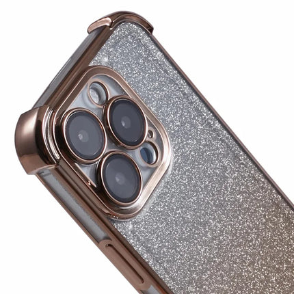 For iPhone 16 Pro Max Case Glitter TPU Phone Cover Reinforced Corners