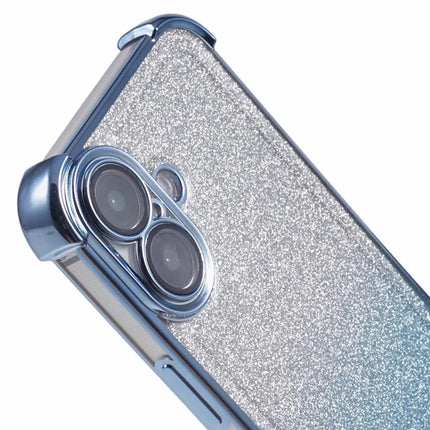 For iPhone 16 Plus Case Glitter TPU Phone Cover Reinforced Corners