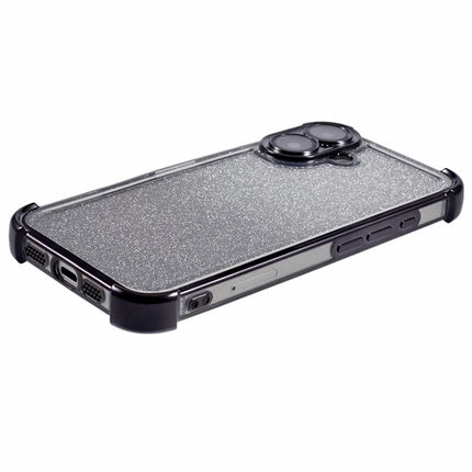 For iPhone 16 Plus Case Glitter TPU Phone Cover Reinforced Corners