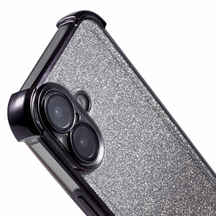 For iPhone 16 Plus Case Glitter TPU Phone Cover Reinforced Corners