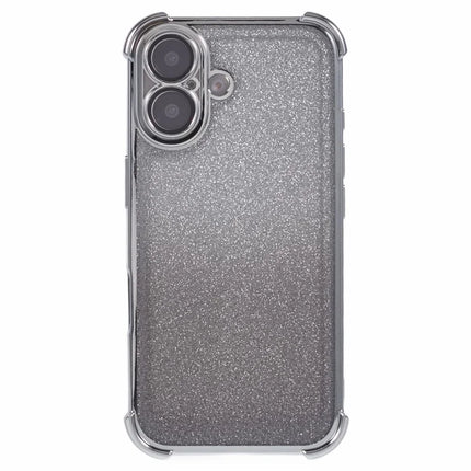 For iPhone 16 Plus Case Glitter TPU Phone Cover Reinforced Corners