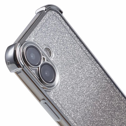 For iPhone 16 Plus Case Glitter TPU Phone Cover Reinforced Corners