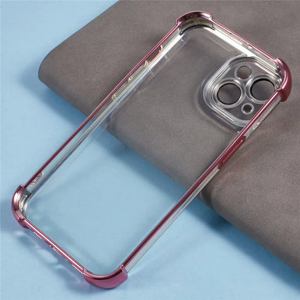 For iPhone 14 Case Reinforced Corners TPU Clear Back Cover
