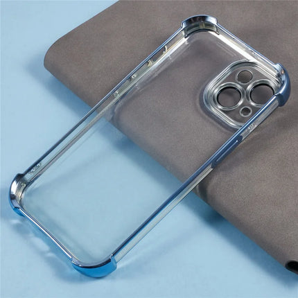 For iPhone 14 Case Reinforced Corners TPU Clear Back Cover