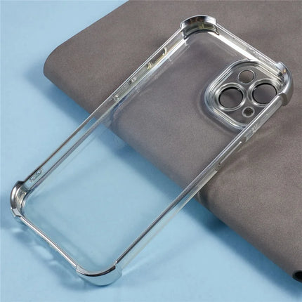 For iPhone 14 Case Reinforced Corners TPU Clear Back Cover