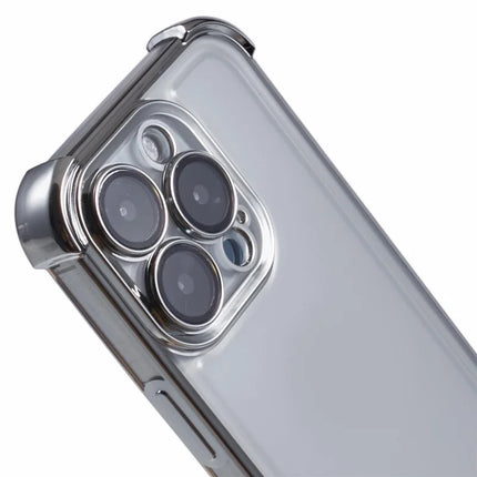For iPhone 16 Pro Max Case Reinforced Corners TPU Clear Back Cover