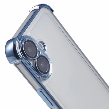 For iPhone 16 Plus Case Reinforced Corners TPU Clear Back Cover