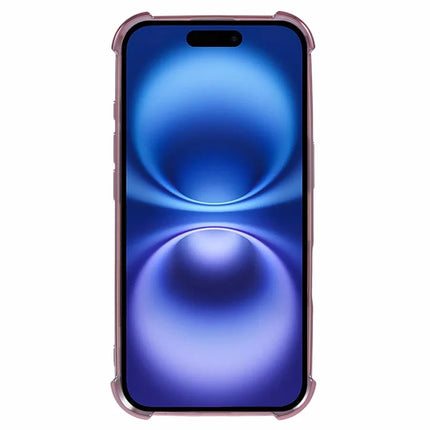 For iPhone 16 Plus Case Reinforced Corners TPU Clear Back Cover
