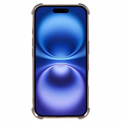 For iPhone 16 Plus Case Reinforced Corners TPU Clear Back Cover