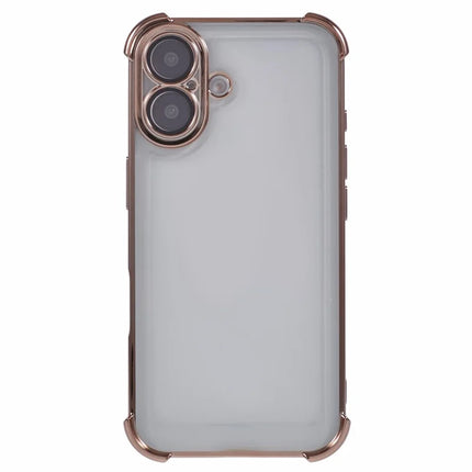 For iPhone 16 Plus Case Reinforced Corners TPU Clear Back Cover