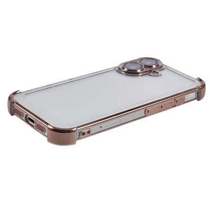 For iPhone 16 Plus Case Reinforced Corners TPU Clear Back Cover